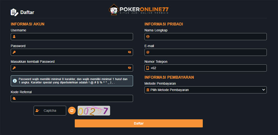 Daftar Idn Poker